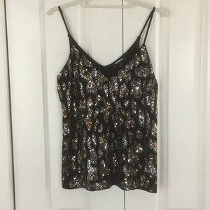 Express Black with Gold and Silver Sequins